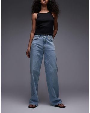 ARKET Lupine High Rise Wide Leg Jeans - Blue