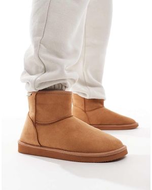 Jack & Jones Botas Beis De Antelina De -Beis Neutro - Marrón