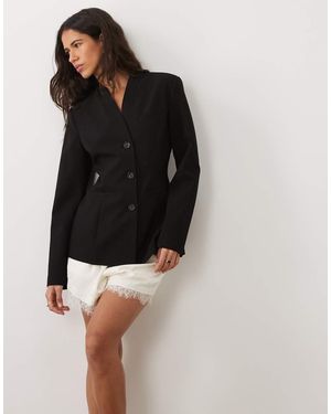 ASOS Blazer Sartoriale Sagomato Sui Fianchi - Nero