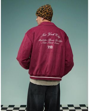 ASOS Giacca College Oversize - Rosso