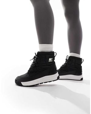 Sorel Botas De Invierno Negras Y Color Crema De Caña Media Whitney Iii Mid De - Negro