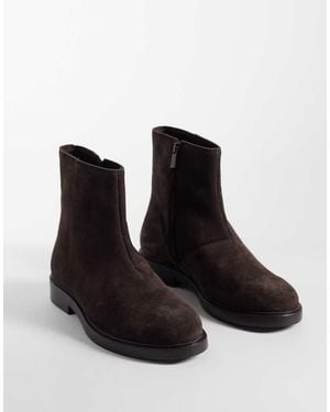 ASOS Zip Up Boots - Black