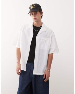 Collusion Boxy Summer Shirt - White