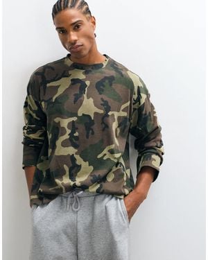 Weekday Oversized Long Sleeve T-shirt - Grey