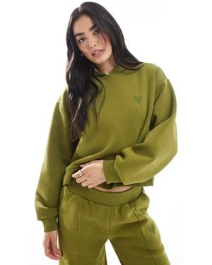 Miss Selfridge Sudadera Verde Extragrande Con Capucha De (Parte De Un Conjunto)