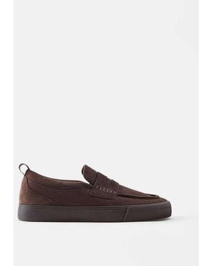 Pull&Bear Lässige sneaker mit riemen - Braun