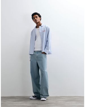 ASOS – weite jeans - Blau