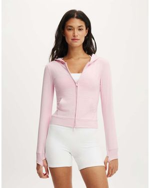 Cotton On Ultra Soft Hooded Jacket - White