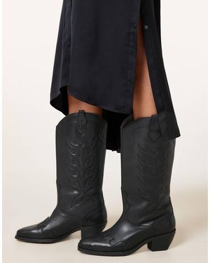 AllSaints Botas Negras Dolly De - Negro