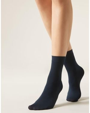 Calzedonia 50 Denier Soft Touch Socks - Blue