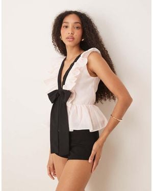 Sister Jane Dream Haven Ruffle Top - White