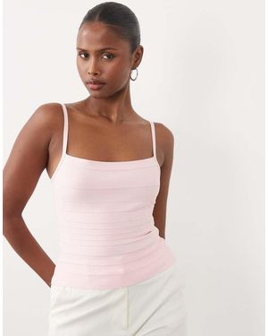 Missy Empire Missy Empire Strappy Bandage Top - Pink