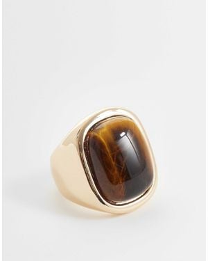 ASOS Chunky Ring - Natural