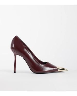 Public Desire Rotate Heeled Court Shoes - Purple