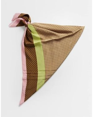 TOPSHOP Cinturón Para La Cintura Rosa Con Estampado Geométrico - Multicolor