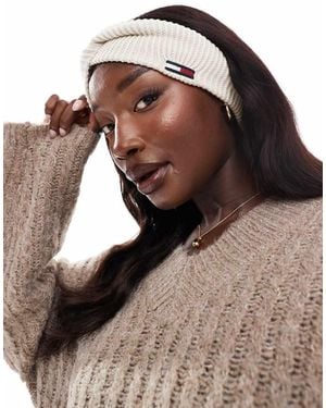 Tommy Hilfiger Flag Logo Headband - Brown