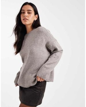 Vero Moda Soft O-neck Jumper - Grey