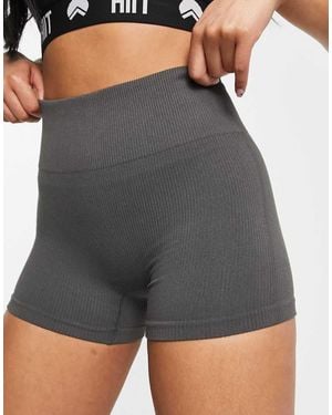 HIIT Seamless Rib Short - Black