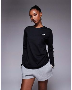The North Face Long-Sleeve Simple Dome T-Shirt - Blue