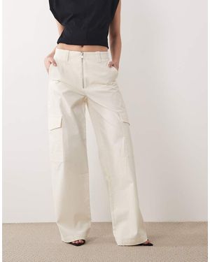 Mango Capsule Premium Tailored Utility Trouser - Natural