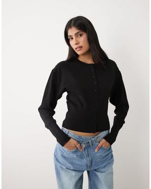 Cotton On Sara Button Cardigan - Blue