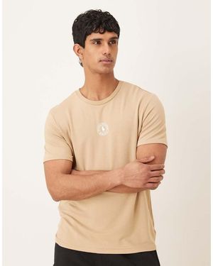 Polo Ralph Lauren Crest Logo Short Sleeve Lounge T-shirt - Natural