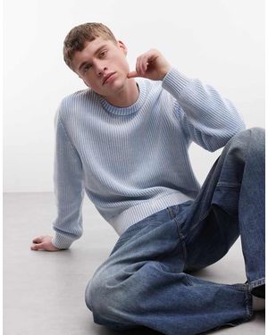 Weekday Ribbed Jumper - Blue