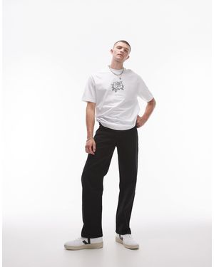 TOPMAN Straight Jeans - White