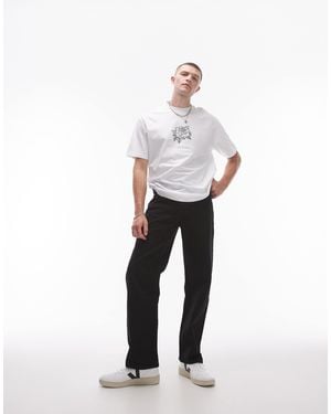 TOPMAN – straight jeans - Weiß