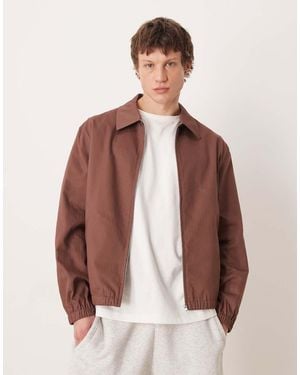 ASOS Herringbone Jacket - Brown