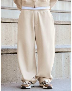 Bershka Balloon Fit joggers - Natural