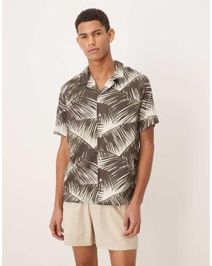 Calvin Klein Short Sleeve Resort Button Down - Green