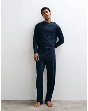ASOS Relaxed Pyjama Set - Blue