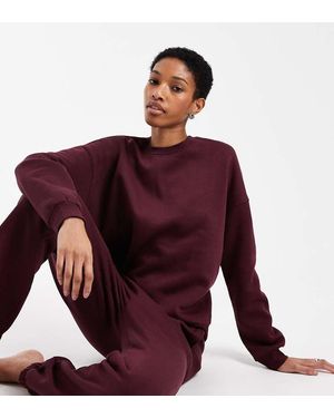 Vero Moda Oversized Sweatshirt Co-ord - Red