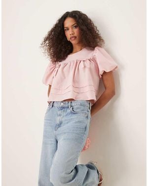 Sister Jane Top Con Fiocchetti - Rosa