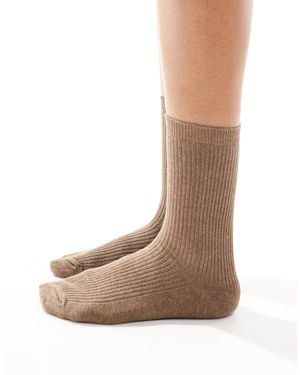 Pieces Socks - Brown