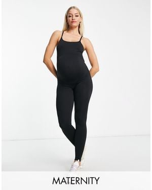 Mama.licious Mamalicious Maternity Active Unitard - Blue