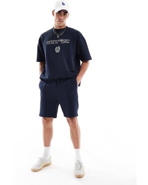 ASOS Oversized Slim Short - Blue