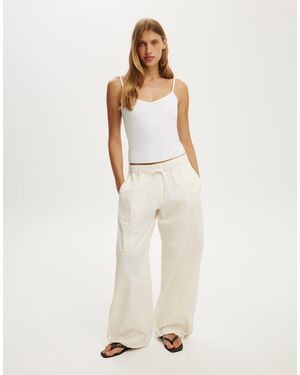 Cotton On Jackson Utility Pant - White