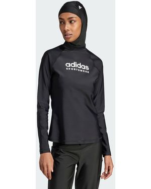 adidas Originals Adidas – langärmliger rashguard - Schwarz
