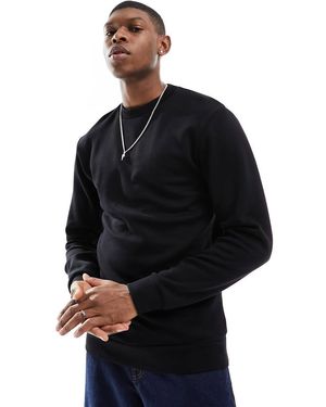 SELECTED Homme Manuel Crew Neck Sweatshirt - Black