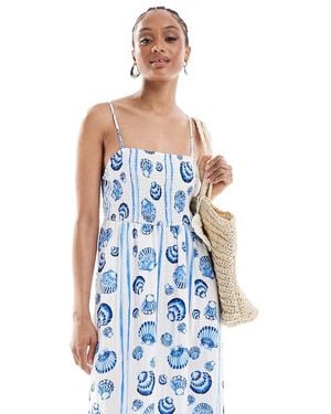 Vero Moda Cami Midi Dress - Blue