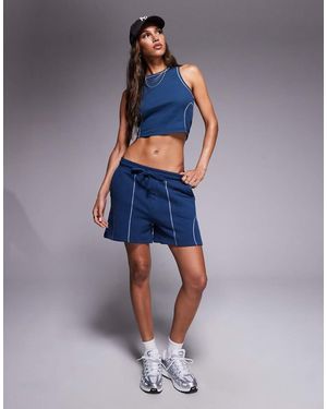 Good For Nothing Vintage Relaxed Fit Shorts - Blue