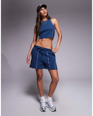 Good For Nothing Vintage Relaxed Fit Shorts - Blue
