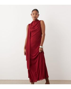 TFNC London Vestito Lungo - Rosso