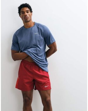 Nike Miler Dri-Fit 5 Inch Shorts - Red