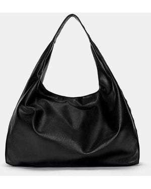 Pull&Bear Studded Tote Bag - Black