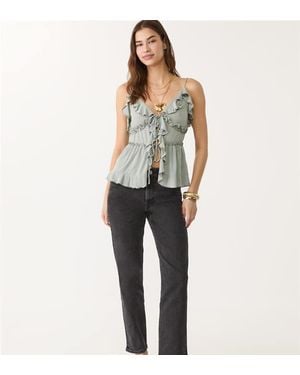 Stradivarius Petite 1465 Slim-Fit Mom Jeans - Blue