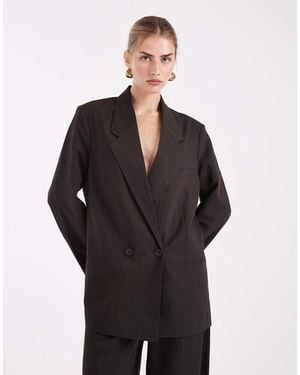 ONLY Oversized Double Breasted Blazer Co-ord - Black