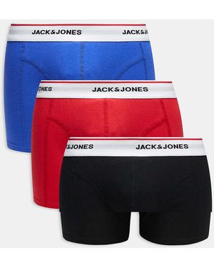 Jack & Jones 3 Pack Trunk - Red